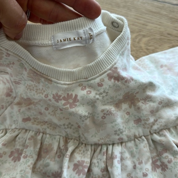 JAMIE KAY - Charlotte Dress in Wildflower 2Y white floral - Picture 3 of 4